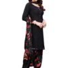Polyster/Crepe fabric-Women's Multicolor Micro Printed Suits & Dress Materials